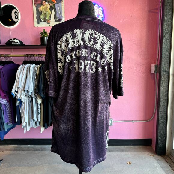 Affliction Live Fast Tee Size XL - Picture 3 of 7